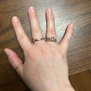 3 bagues pandora taille 6 et 7